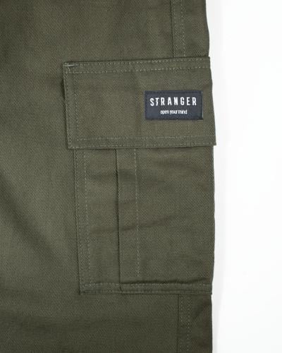 Calça Cargo Reta Stranger (Verde Musgo)