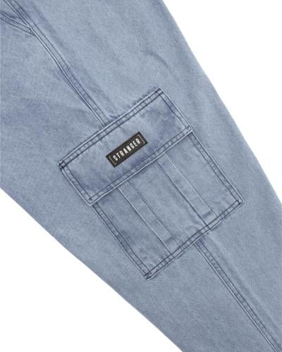 Calça Jeans Cargo Reta Stranger