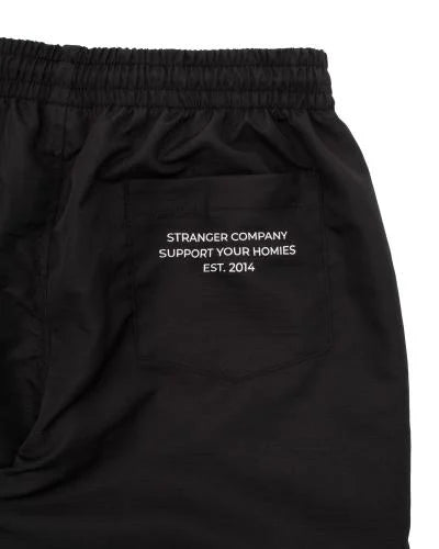 Calça Rip Stop Cargo Stranger Never Back Down (Preta)