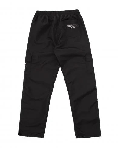 Calça Rip Stop Cargo Stranger Never Back Down (Preta)