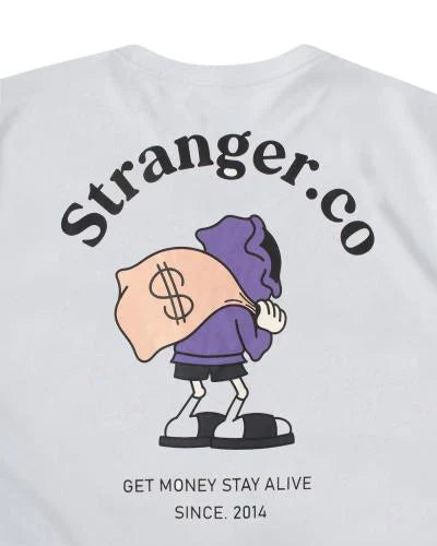 Camiseta Stranger Stay Alive (Branca)