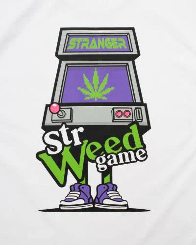 Camiseta Stranger Weed Game (Branca)