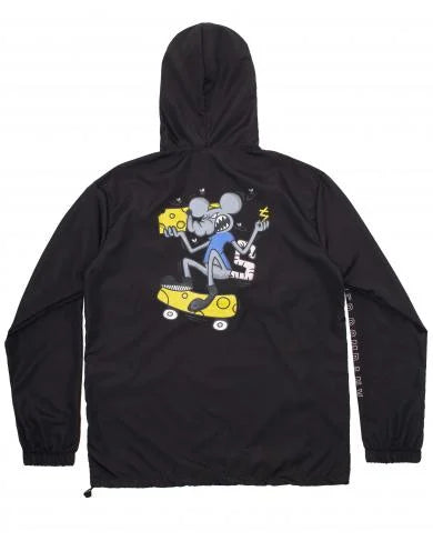 Corta Vento Stranger Skate Mouse My Cheese (Preto)