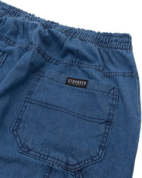 Calça Jeans Balão Reta Stranger (Azul Escuro)