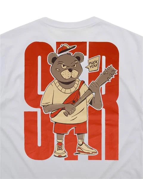 Camiseta Stranger Bear Baseball Bat (Branca)