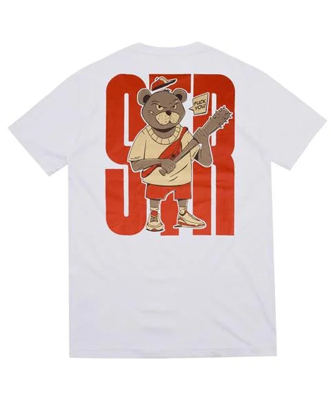 Camiseta Stranger Bear Baseball Bat (Branca)