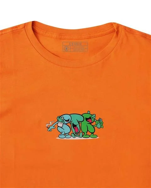 Camiseta Stranger Happy Tree Friends (Laranja)