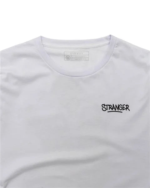 Camiseta Stranger Manga Longa Little Driving Smoke (Branca)