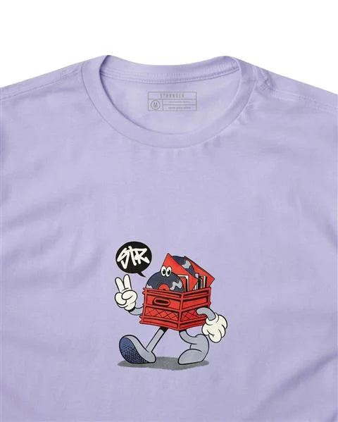 Camiseta Stranger Vinyl Box (Lilas)