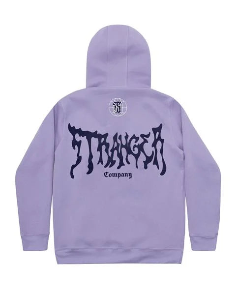 Moletom Stranger Distorted Gothic Lettering (Lilas)