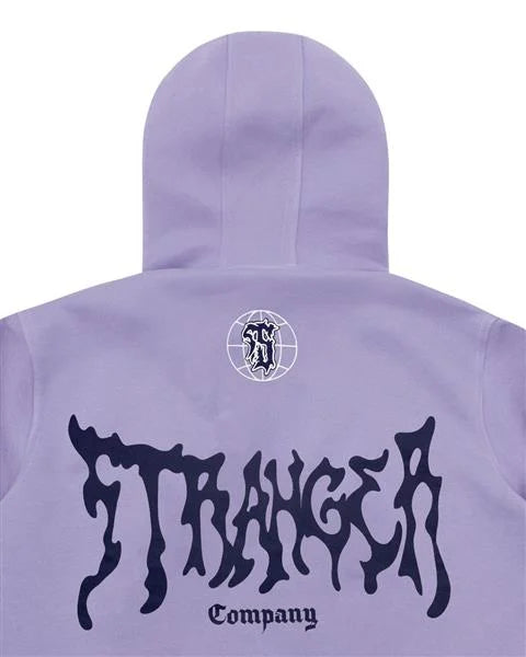 Moletom Stranger Distorted Gothic Lettering (Lilas)