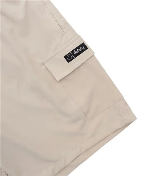 Shorts Tactel Cargo Stranger Lettering (Areia)