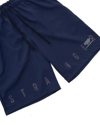 Shorts Stranger Tactel No One Above Us (Azul Marinho)